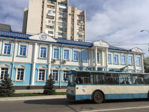 The bus to Transnistria from Moldova