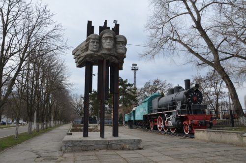 Train station in Bendery, Transnistria