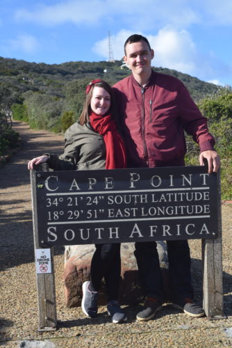 Entrance to Cape Point in South Africa