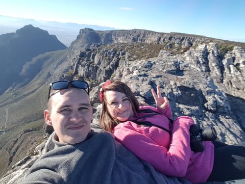 Chillin' at the top of Table Mountain - Cape Town, South Africa