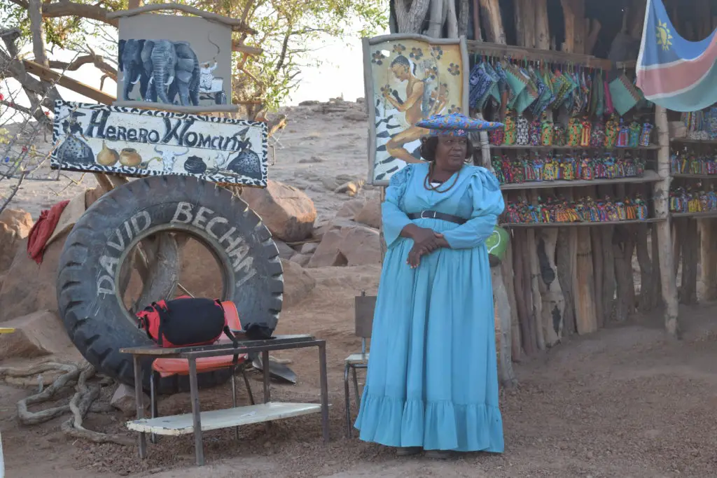 A woman from the Herero tribe