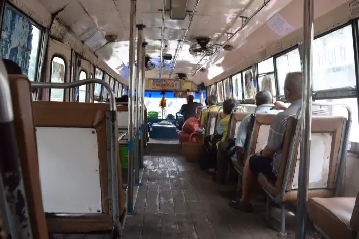 Local bus in Bangkok, Thailand