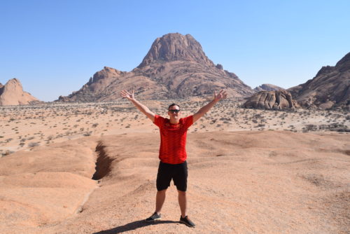 Spitzkoppe rock formations in Namibia