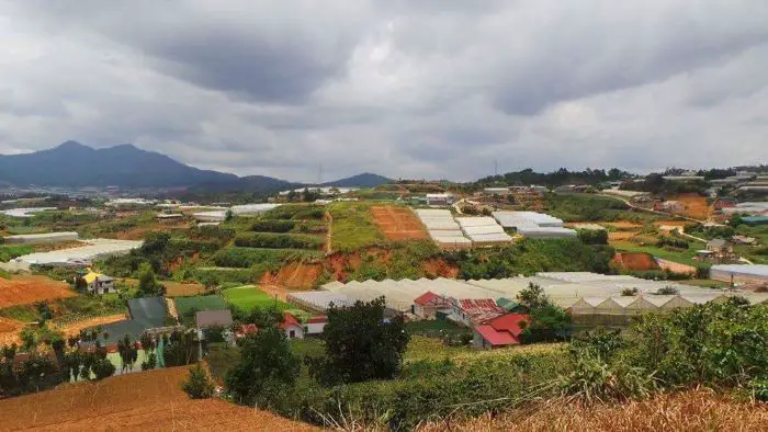 The scenery in Dalat