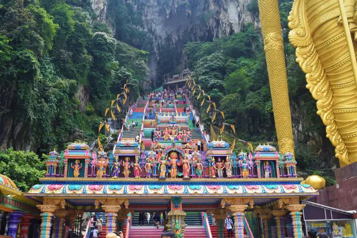 Batu Caves steps - Malaysia, Kuala Lumpur