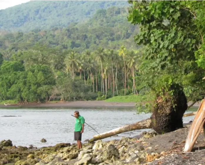 A lake in Papua New Guinea