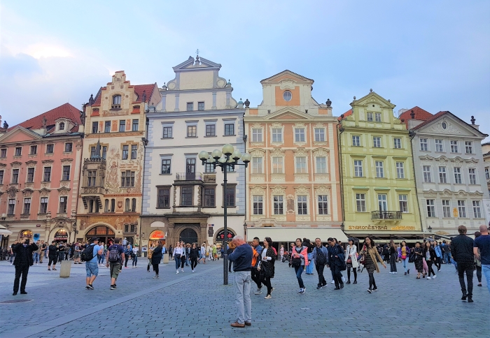 The main square in Prague, Czech Republic