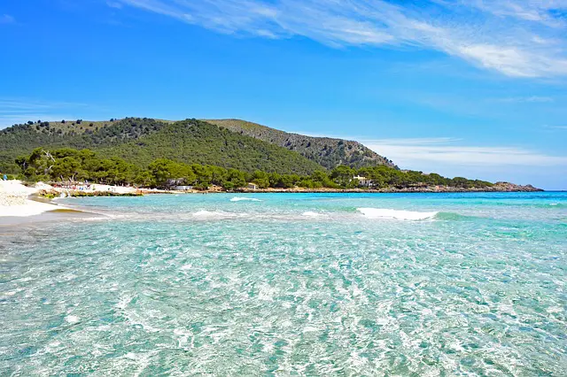 A beach in Mallorca