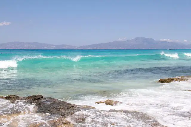 The ocean on Crete Island